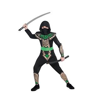 Boys Ninja Halloween Costume Size M 8-10